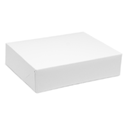 Boîte pâtissière 14x12x5 blanche
