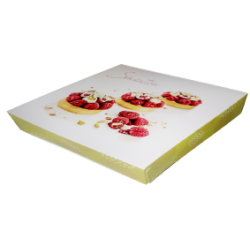Boîte pâtissière PPT 16x16x5 Pauline