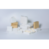 Boîte pâtissière 18x18x5 blanche