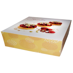 Boîte pâtissière PPT 22x22x10 Pauline