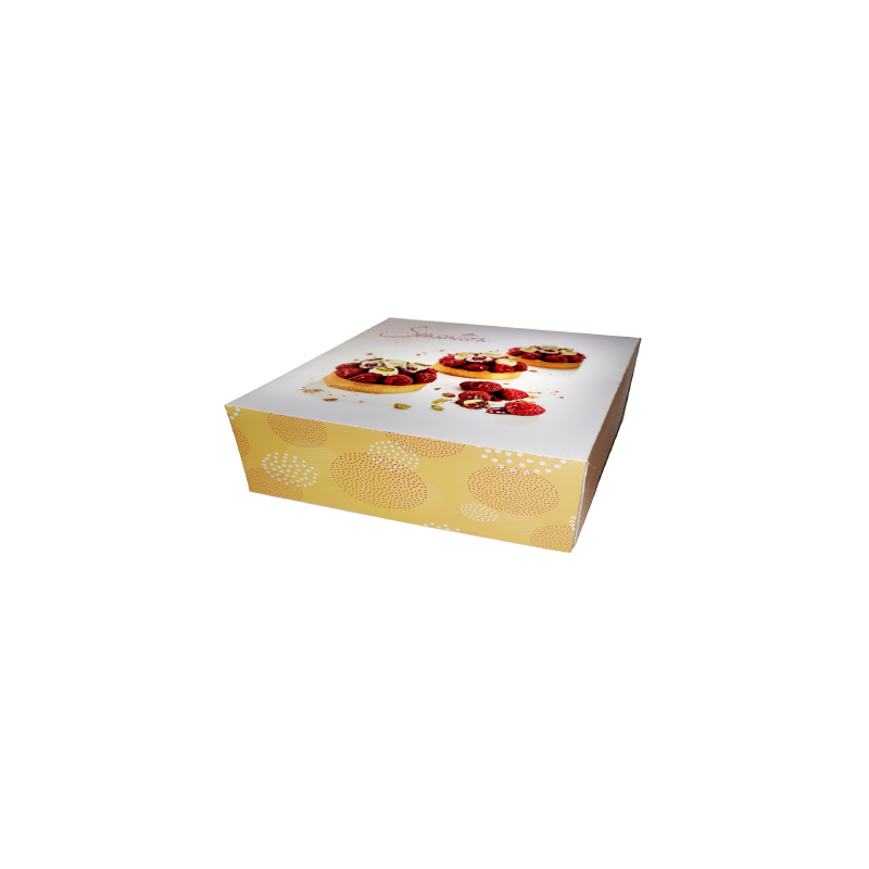 Boîte pâtissière PPT 22x22x10 Pauline
