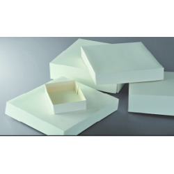 Boîte pâtissière 25x25x8 blanche