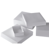 Boîte pâtissière 25x25x8 blanche