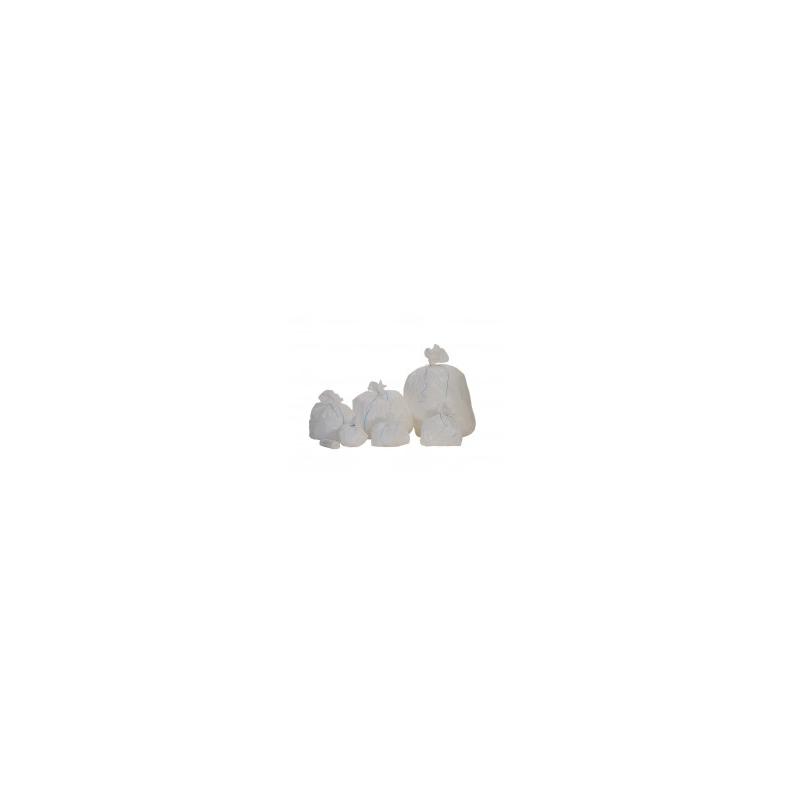 Sacs à déchets 5L PE HD blanc Sacs à déchets 5L PE HD blanc