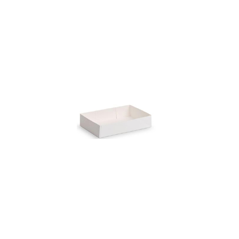 Caissettes pâtissières blanches 24x15x7 cm Caissettes pâtissières blanches 24x15x7 cm