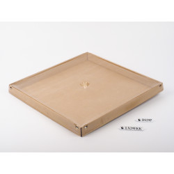 Fond carrée carton kraft 29x29