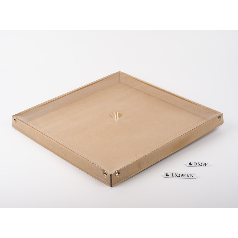 Fond carrée carton kraft 29x29