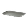 Plateau traiteur argent/blanc 19X28