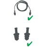 Bouchons d'oreilles réutilisables avec cordon et boîte de rangement - boite de 50