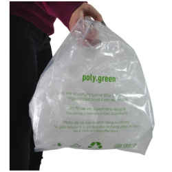 Sacs bretelles BD transparent 30 + 14 x 54 cm