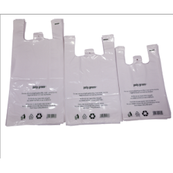 Sacs bretelles BD blanc 26 + 12 x 45 cm