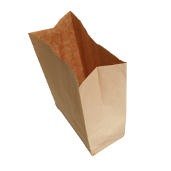 Sac papier kraft brun sans poignées 18X11X34