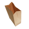Sac papier kraft brun sans poignées 20X16X40