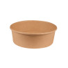 Pot carton 500ml Ø15x5 cm alimentaire en kraft brun