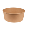 Pot carton 780 ml - ø15x6,1 cm alimentaire en kraft brun