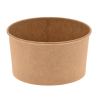 Pot carton 960 ml - ø15x7,9 cm - alimentaire Kraft brun