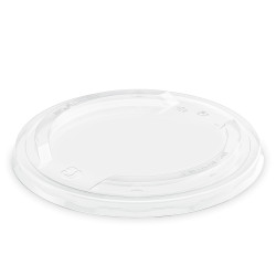 Couvercles PET pour bol salade rond en carton 750mL