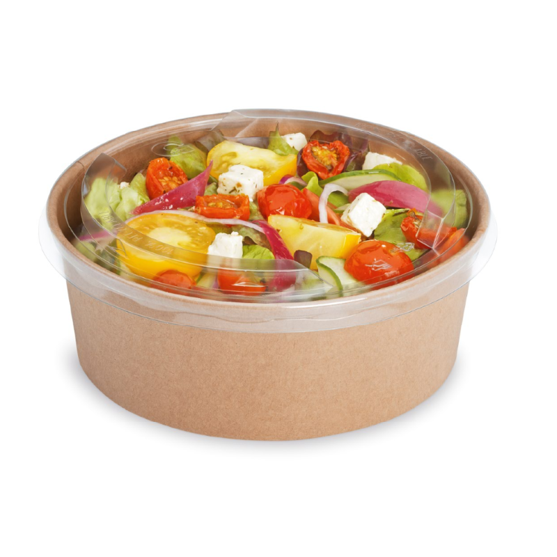 Bol salade rond en carton 1300mL