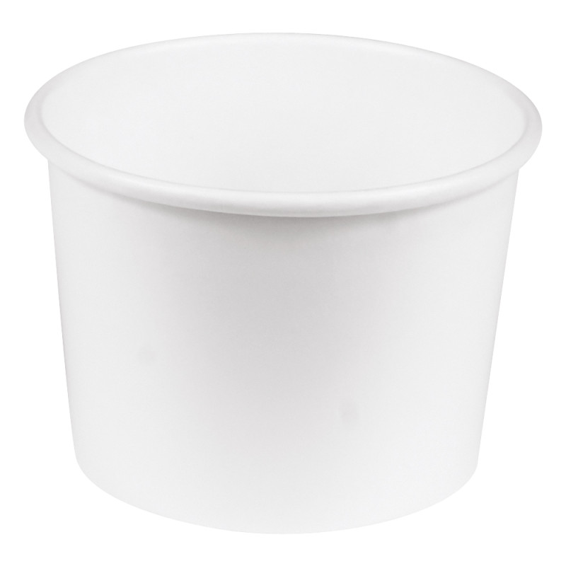 Pot à soupe 230 ml kraft blanc