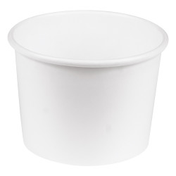 Pot à soupe 360 ml kraft blanc