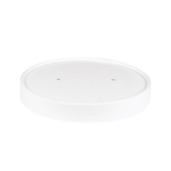 Couvercle pour pot à soupe 780 & 960 ml kraft blanc
