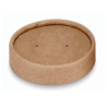 Couvercle pour pot à soupe 350 ml couleur kraft brun