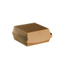 Boîte burger 120 x 116 x70 kraft brun