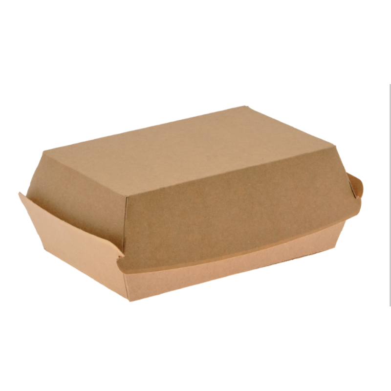 Boîte burger 155 x 100 x70 kraft brun