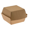 Boîte burger 165 x 150 x110 kraft brun