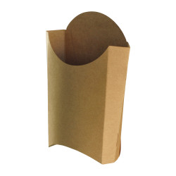 Cornet à frites large brun