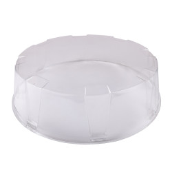 Cloche à Plateau Gâteaux PET Transparent Ø311x37 mm