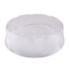 Cloche à Plateau Gâteaux PET Transparent Ø311x37 mm