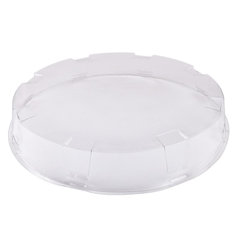 Cloche à Plateau Gâteaux PET Transparent Ø311x67 mm
