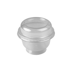 Coupe à dessert avec couvercle 210 cc