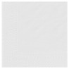 Serviettes ouate 29X29 1 feuille - blanc