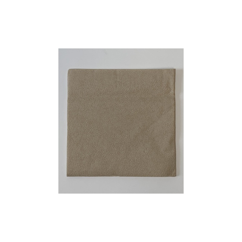 Serviettes ouate 29X29 1F décalé blanc