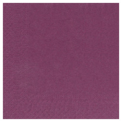 Serviettes Ouate - Aubergine
