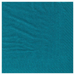 Serviettes Ouate - Bleu Canard