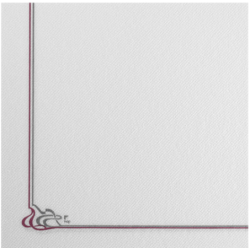 Serviettes Célisoft - Blanc Pompéi Bordeaux Gris