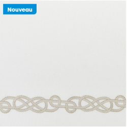 Serviettes Célisoft - Blanc Cordage Top