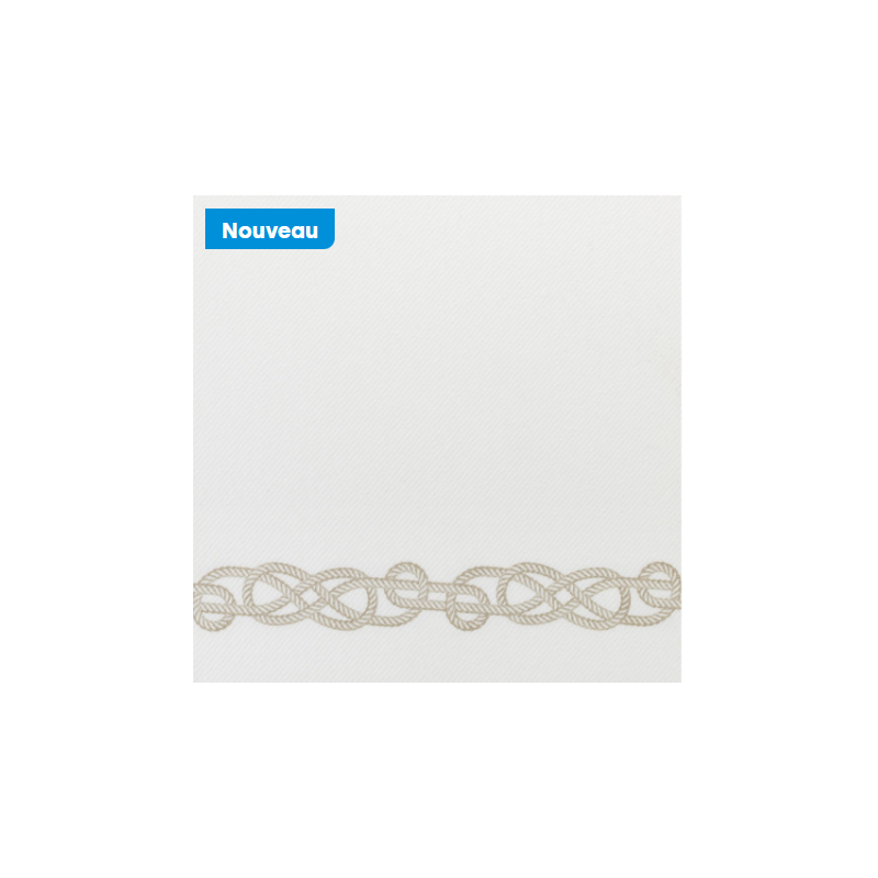 Serviettes Célisoft - Blanc Cordage Top