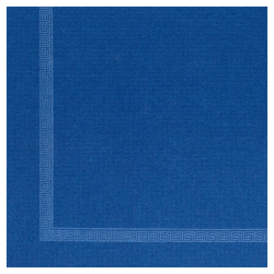 Serviettes Céli-ouate - Bleu Marine Olymplia Blanc
