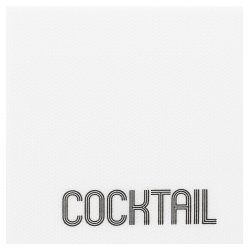 Serviettes Céli-ouate - Blanc Cocktail