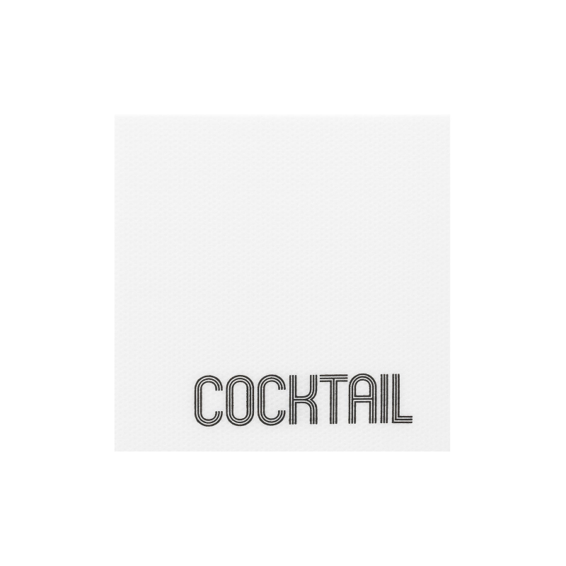 Serviettes Céli-ouate - Blanc Cocktail