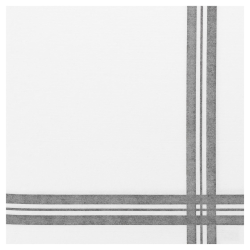 40 Serviettes Célitiss nature - Carreau Noir