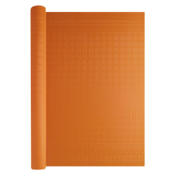 Nappes en rouleaux Papier Damassé - Mandarine