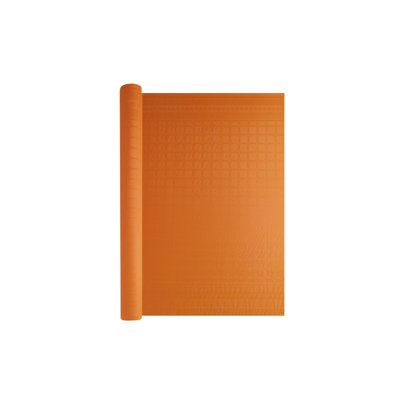 Nappes en rouleaux Papier Damassé - Mandarine