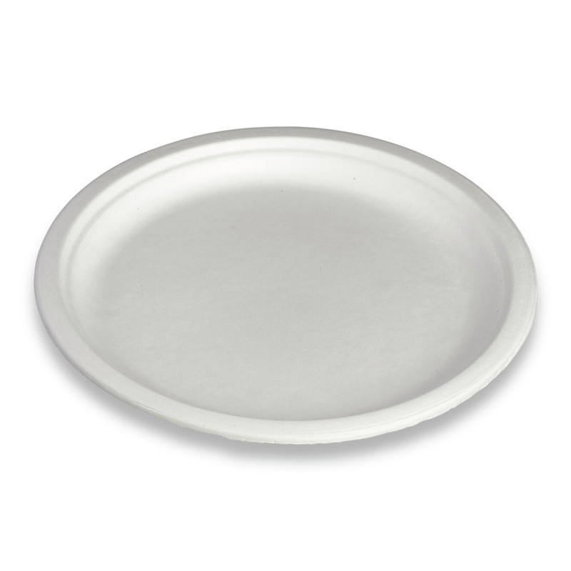 Assiette ronde bagasse– Ø26 cm