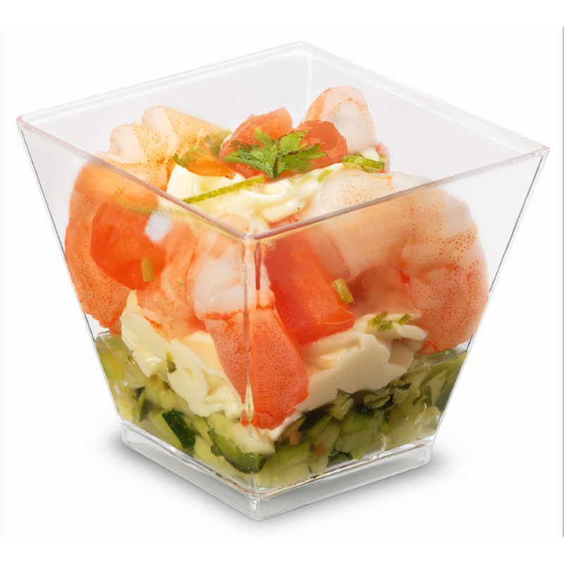 Verrine cristal pyramidale 60CC