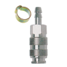 Coupleur rapide multi profils tuyau 8mm + collier